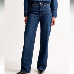 Abercrombie High Rise Loose Jeans